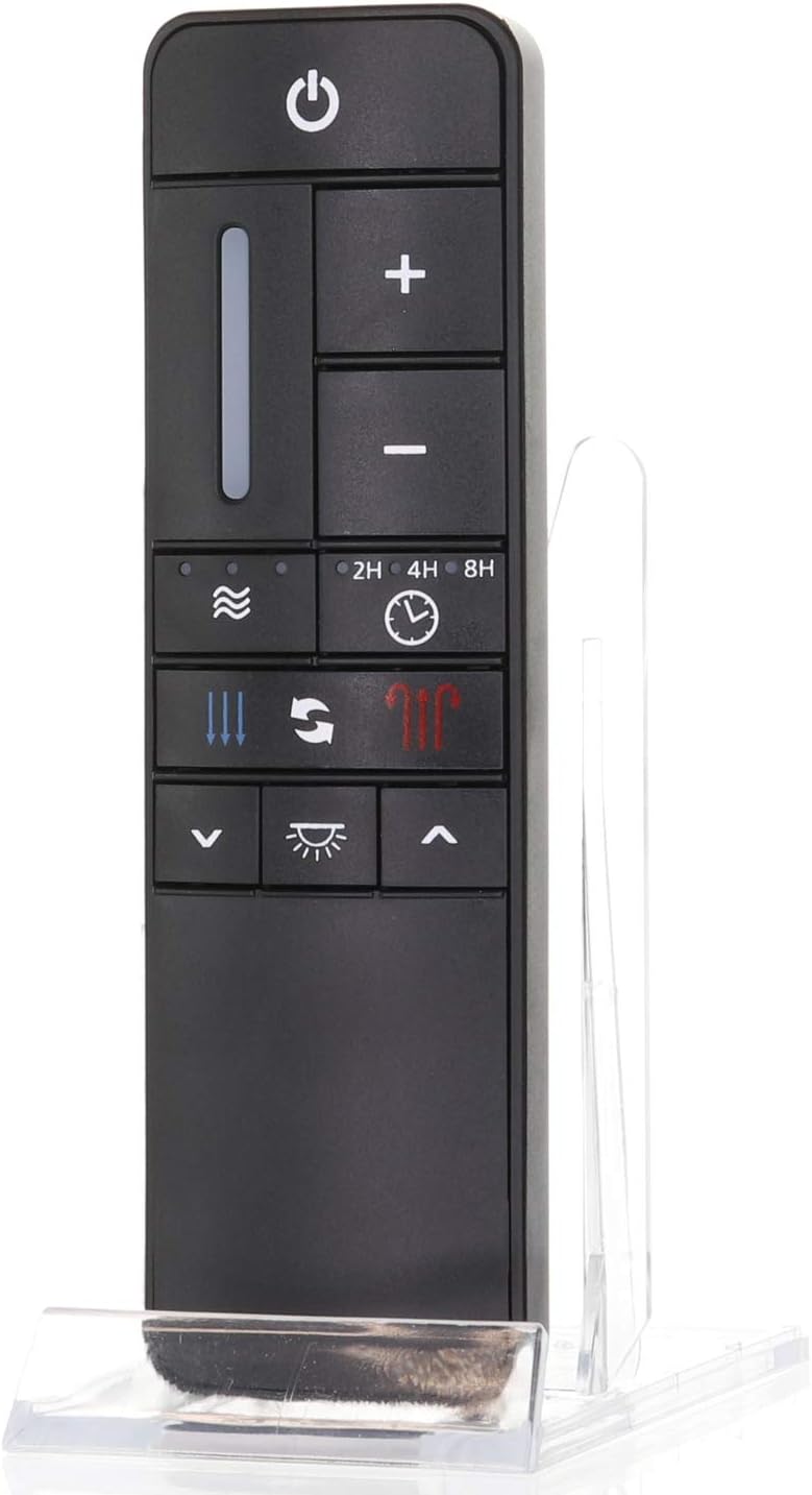 Anderic RR7225T Ceiling Fan Remote Control Replacement – 9-Speed Remote with Light Dimming – Works with Kensgrove & Altura DC Ceiling Fans – UC7225T, TR198A, KUJCE10308 – Receiver Required – Black - Image 2